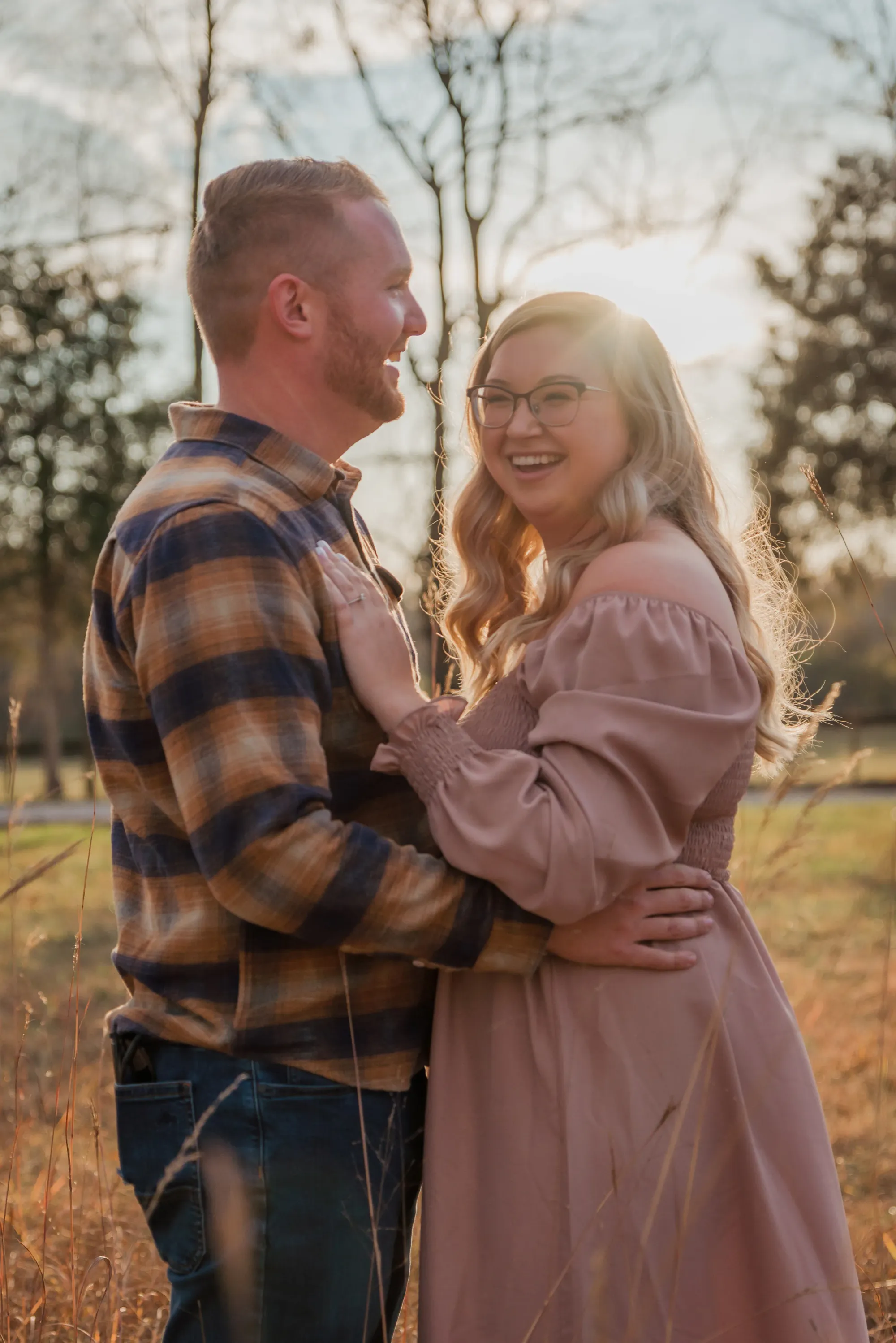 Engagement moment by Laura Christine Photography in Louisville, Kentucky