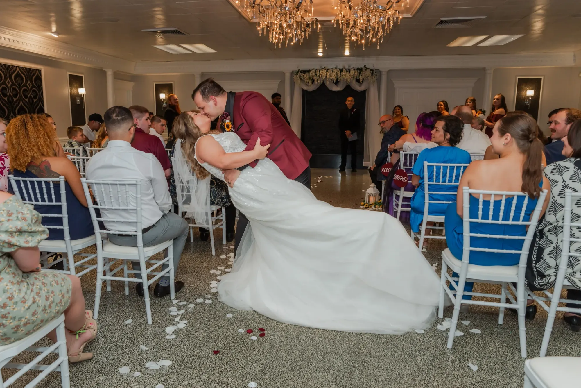 Wedding ceremony by Laura Christine Photography in Louisville, Kentucky