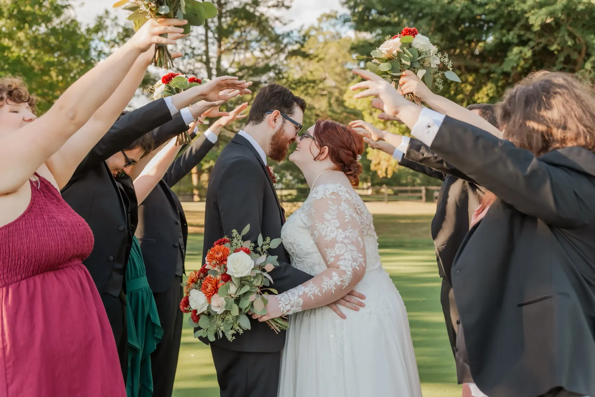 Wedding ceremony by Laura Christine Photography in Louisville, Kentucky