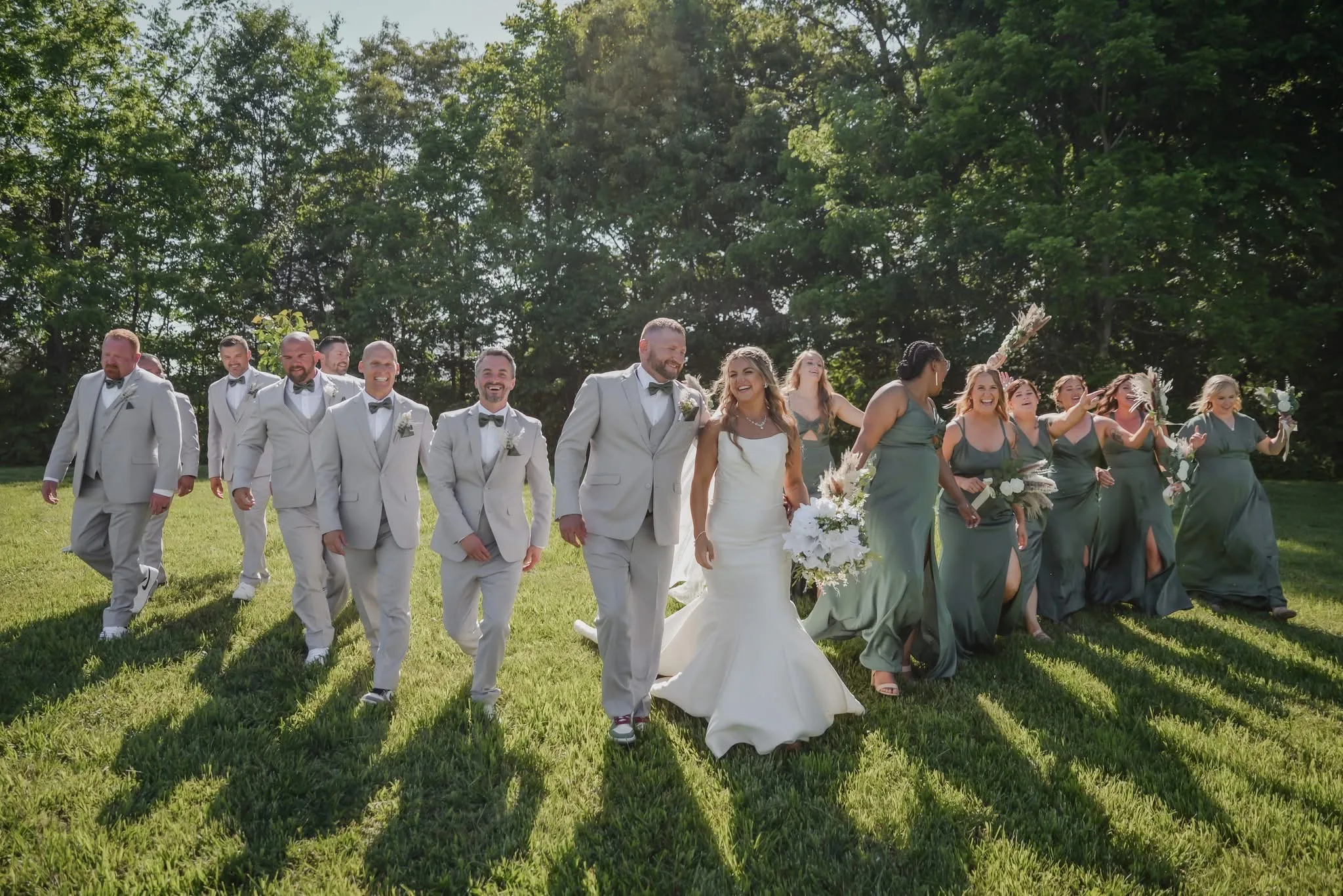 Wedding celebration by Laura Christine Photography in Louisville, Kentucky