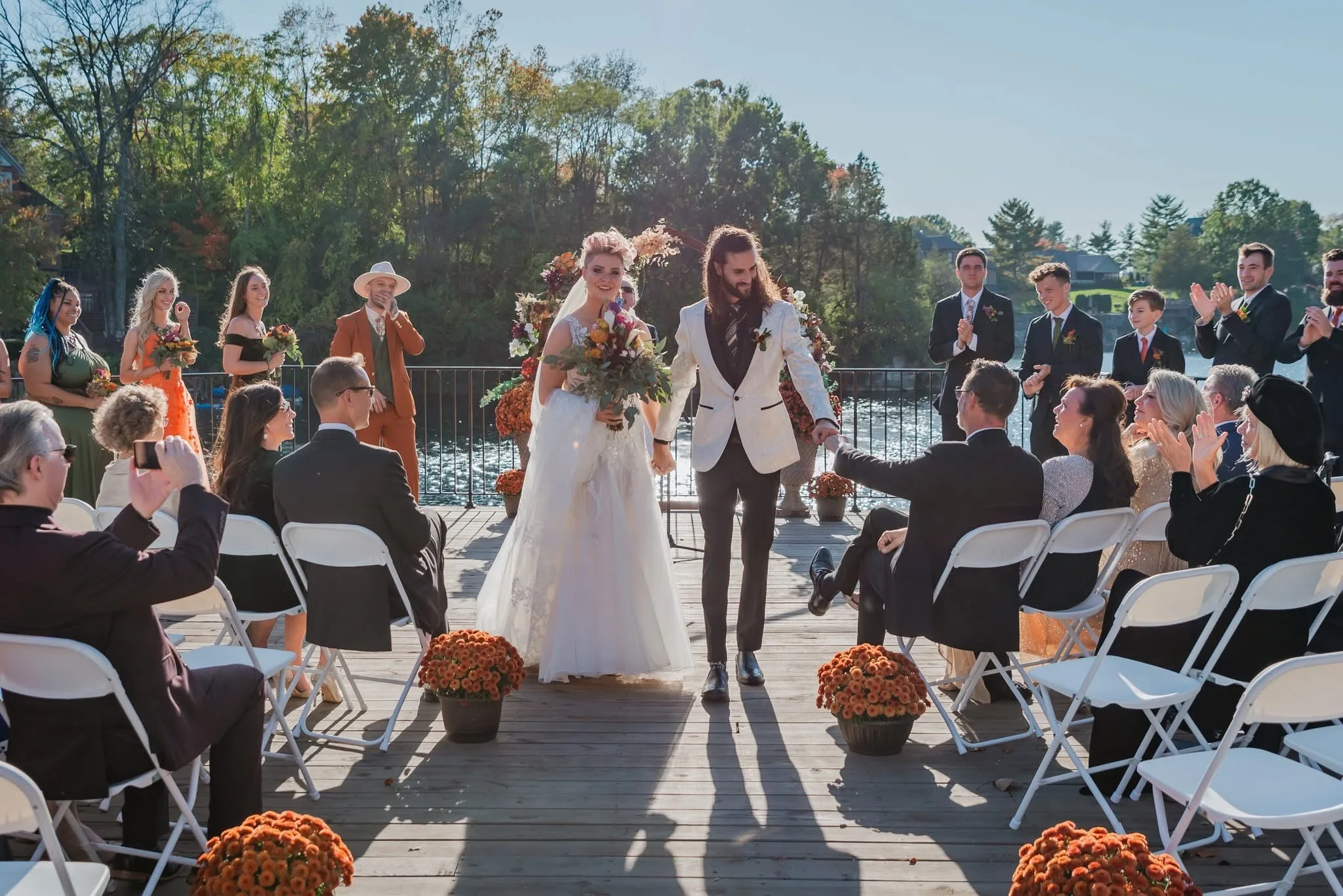Wedding ceremony by Laura Christine Photography in Louisville, Kentucky