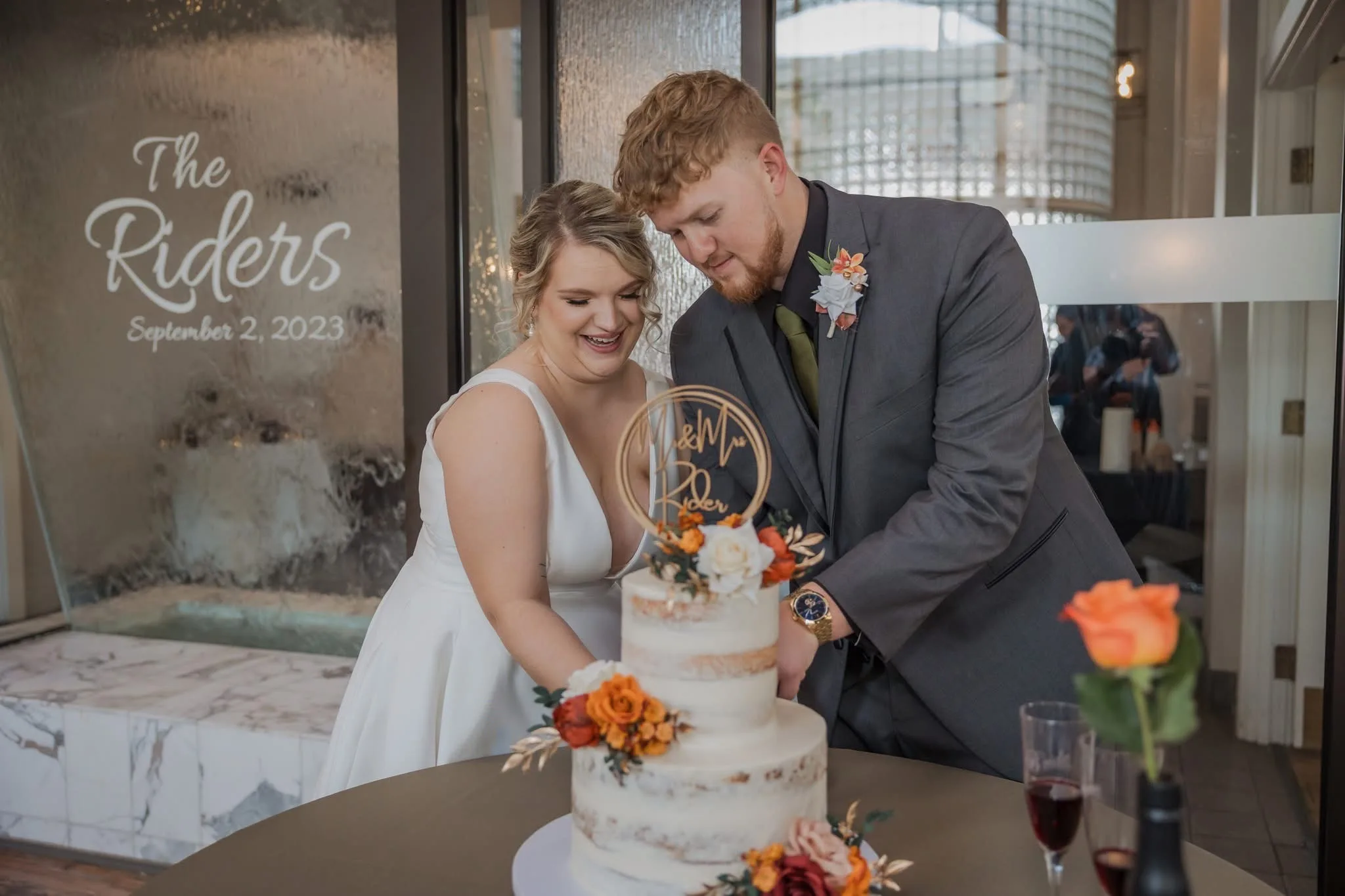 Wedding reception by Laura Christine Photography in Louisville, Kentucky