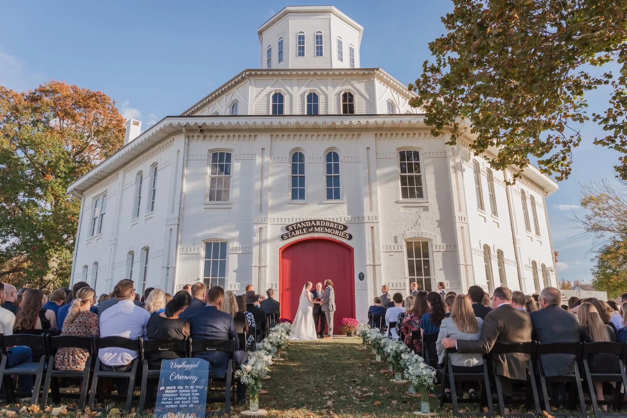 Wedding ceremony by Laura Christine Photography in Louisville, Kentucky