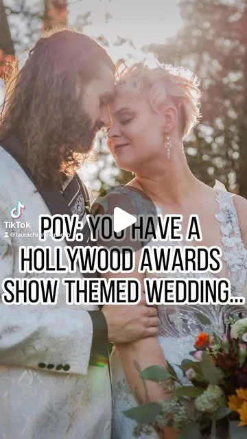 Jess and Zach had a Hollywood awards show themed wedding complete with a red carpet, Colonel Sanders, luxury cars, and their own performance on stage at the reception! 🤩 

This day was so much fun!…
