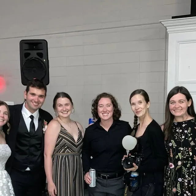 Story time: So the wedding I shot last Friday was the 3rd wedding within the same group of friends that I had the absolute pleasure of being a part of! We had to get a photo of all of us celebrating…
