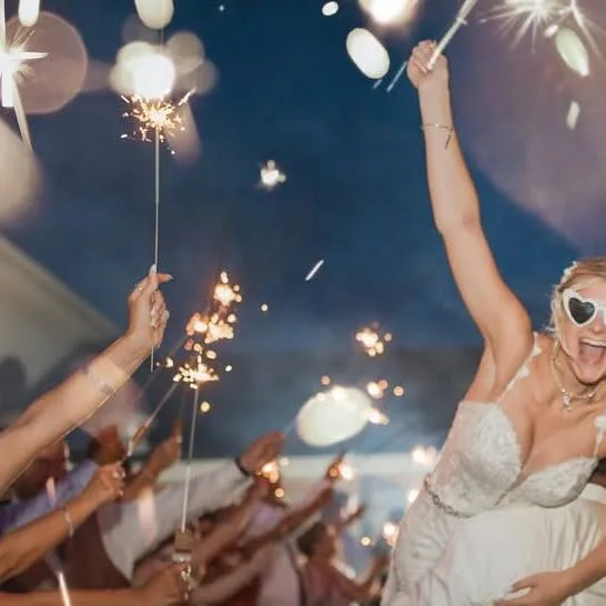 Here are 5 super cute ideas for your grand exit ⬇️ 

1. Sparklers - a classic! Make sure you buy the 36 inch kind so they don’t burn out too fast! 

2. Bird seed - environmentally friendly and low…