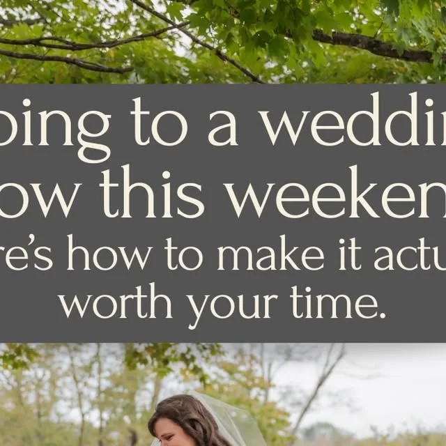Wedding shows can be overwhelming — but they don’t have to be.

If you’re attending one this weekend, focus on conversations that feel easy, vendors who listen, and people who care about how your day…